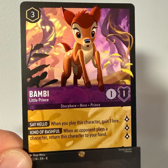 Disney | Toys | Disney Lorcana Legendary Bambi Non Foil Card | Poshmark Disney | Toys | Disney Lorcana Legendary Bambi Non Foil Card | Poshmark
